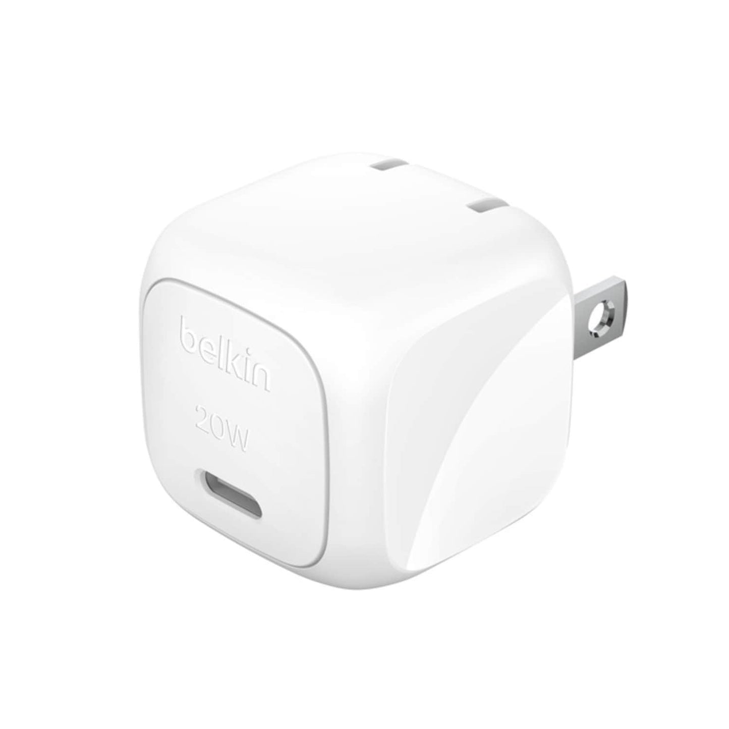 20W USB-C Cube Wall Charger With PPS (White)