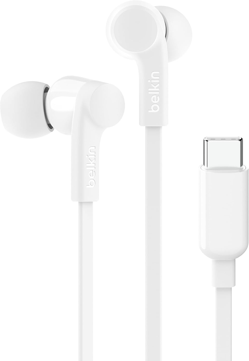 Belkin in-Ear USB-C Headphones w/Mic Control (White)