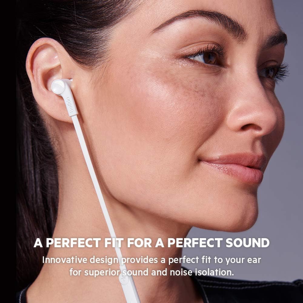 Belkin in-Ear USB-C Headphones w/Mic Control (White)
