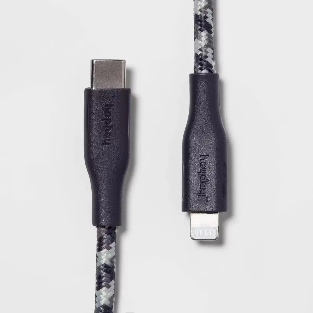 10ft Lightning to USB-C MFI Certified Braided Cable (Dusk Blue)