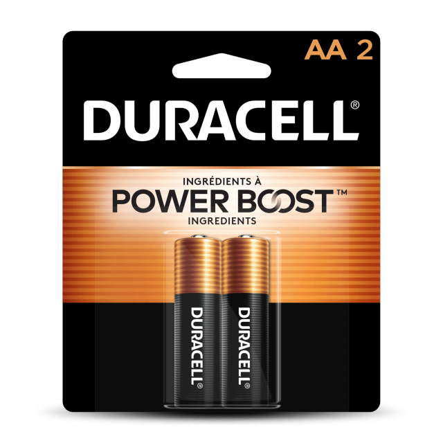 Duracell Coppertop AA Alkaline Battery - 2 Count