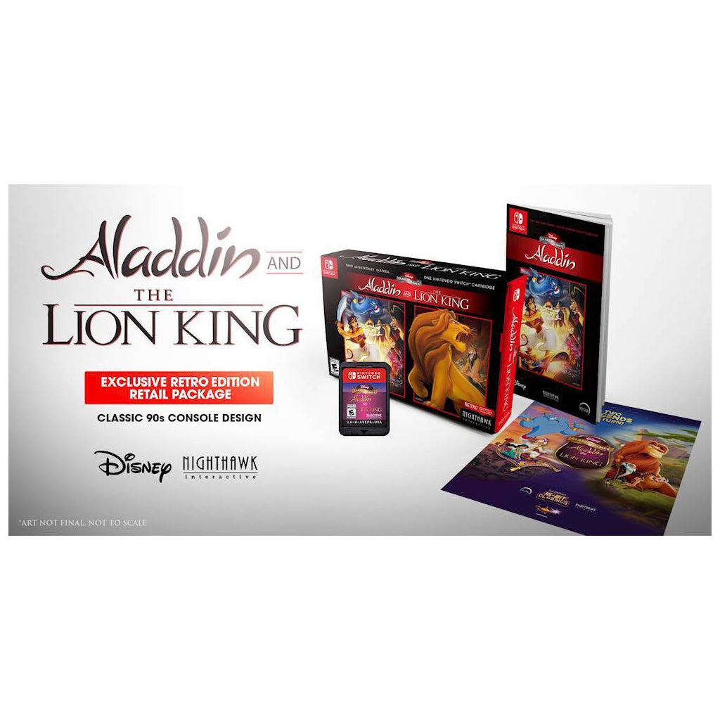 Disney Classic Games: Aladdin and The Lion King Retro Edition Box - Nintendo Switch