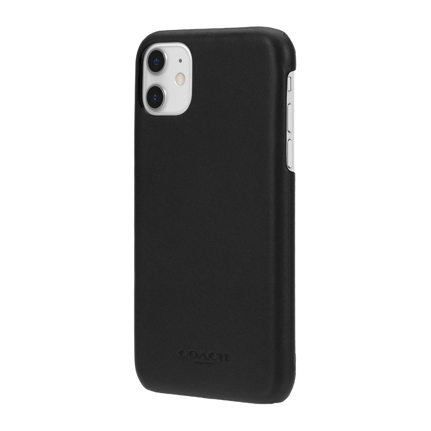 Coach - Leather Slim Protective Case for iPhone 12 Mini - Black