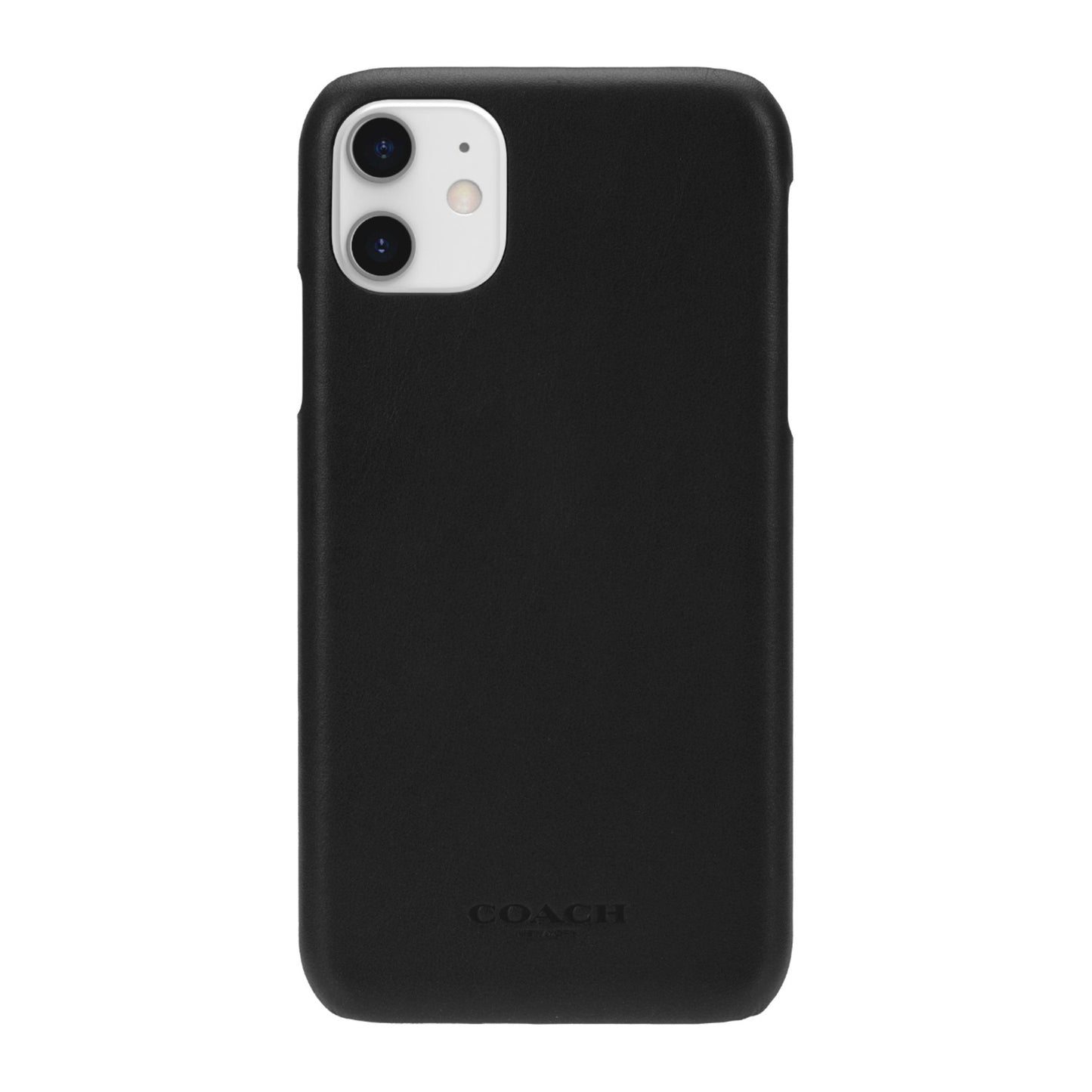 Coach - Leather Slim Protective Case for iPhone 12 Mini - Black