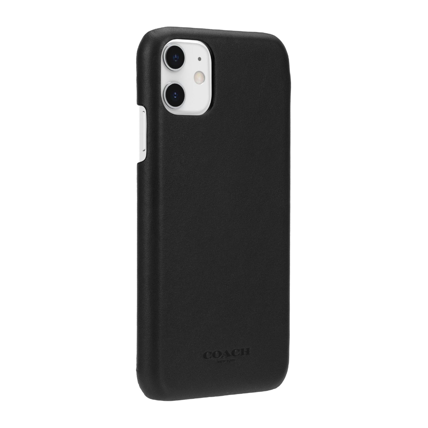 Coach - Leather Slim Protective Case for iPhone 12 Mini - Black