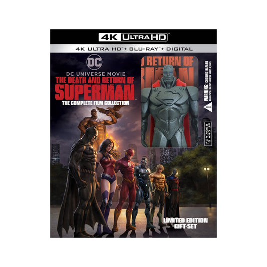 Death and Return of Superman: The Complete Film Collection Gift Set 4K UHD