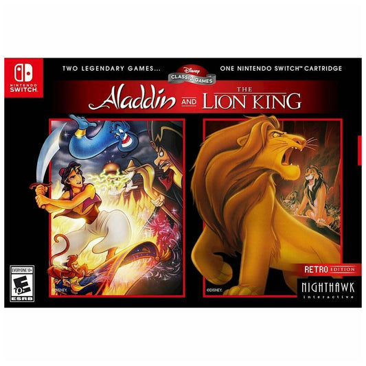 Disney Classic Games: Aladdin and The Lion King Retro Edition Box - Nintendo Switch