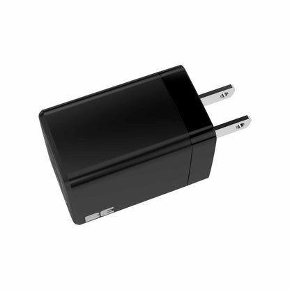 Wall Charger Dual USB-C GaN 35W PD and PPS Black