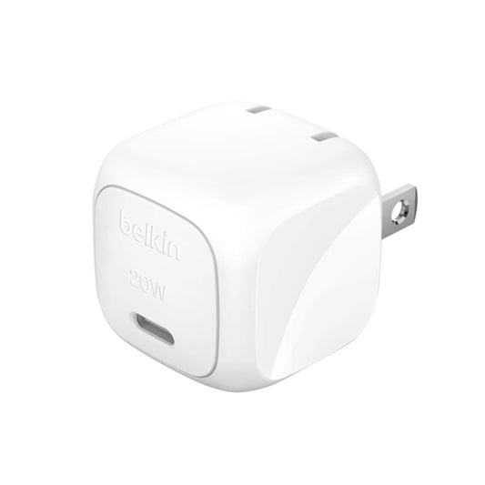 20W USB-C Cube Wall Charger With PPS (White)