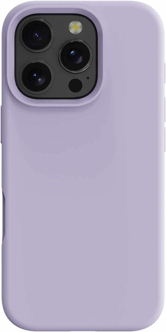 iPhone 16 Pro Max Silicone MagSafe Case (Lavender) + Screen Protector Kit