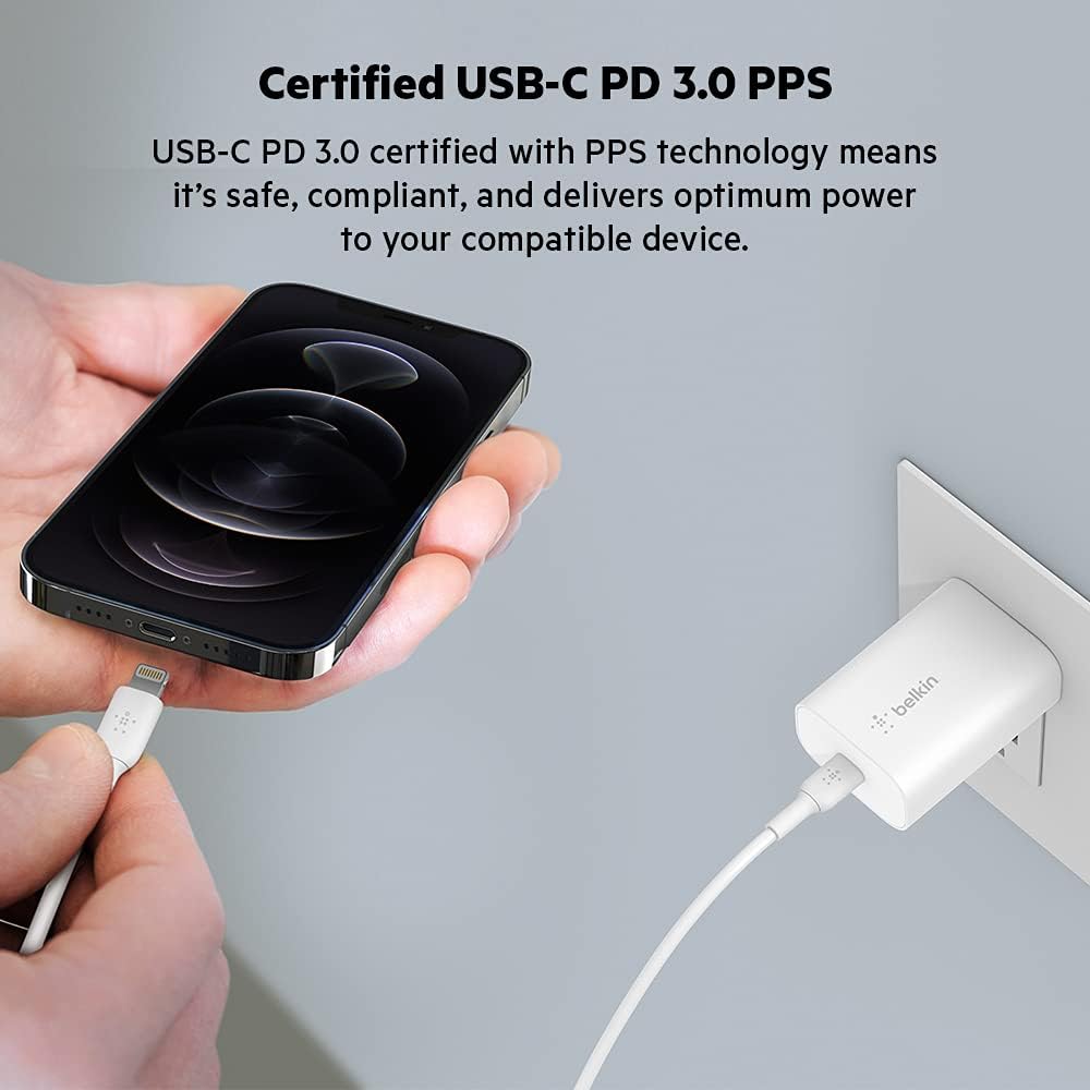 Wall Charger 25W USB-C Power Delivery with PPS White