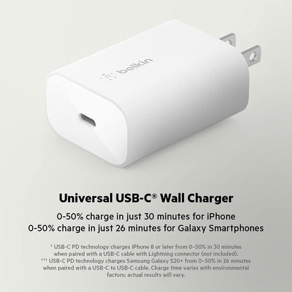 Wall Charger 25W USB-C Power Delivery with PPS White