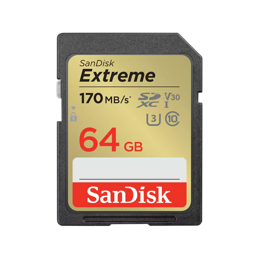 Extreme Class 10/UHS-I (U3) V30 SDXC Card